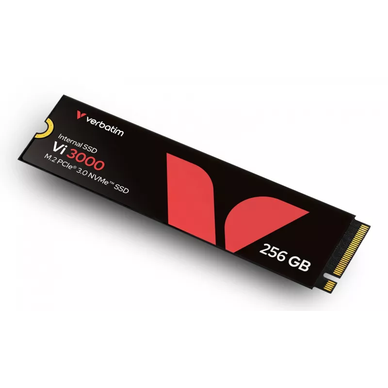 Verbatim Vi3000 PCIe NVMe M.2 SSD 256GB, 256 GB, M.2, 3100 MB/s