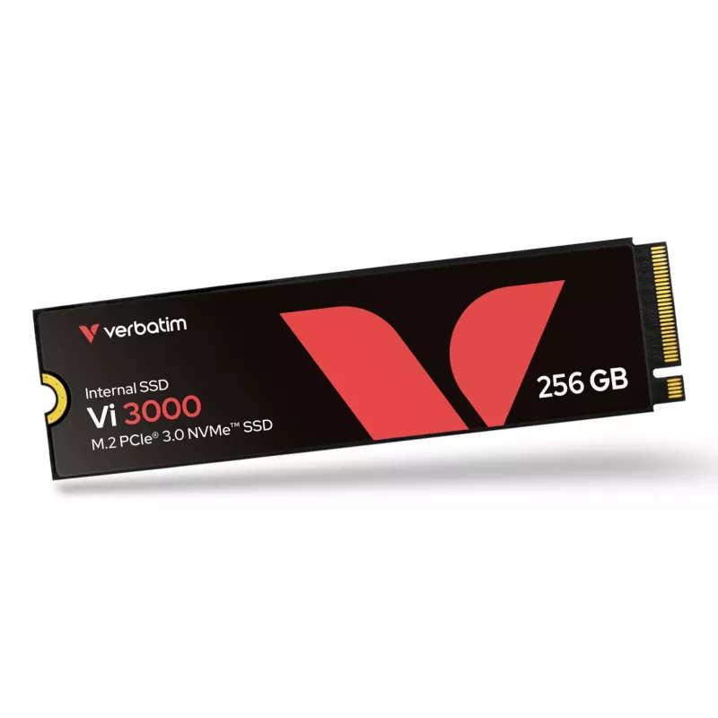 Verbatim Vi3000 PCIe NVMe M.2 SSD 256GB, 256 GB, M.2, 3100 MB/s