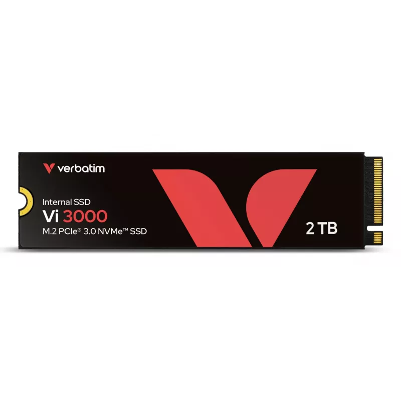 Verbatim Vi3000 PCIe NVMe M.2 SSD 2TB, 2 TB, M.2, 3100 MB/s
