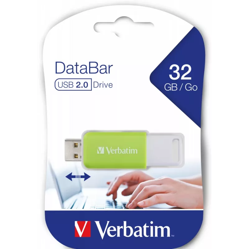 Verbatim V DataBar Pamięć USB 32 GB USB Typ-A 2.0 Zielony