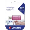 Pendrive Verbatim PinStripe 128 GB USB Typ-A 2.0 Różowy