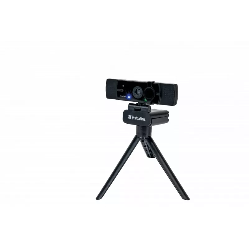 Verbatim 49580 webcam 3840 x 2160 pixels USB 2.0 Czarny