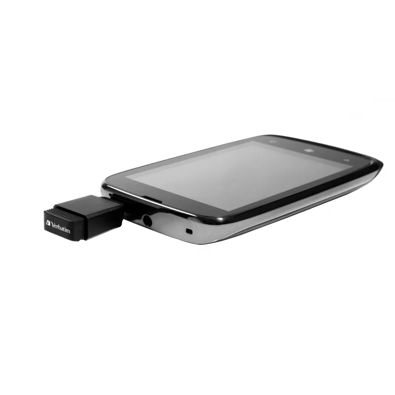 Verbatim Nano - USB 2.0 Drive z adapterem Micro USB 32 GB - Czarny