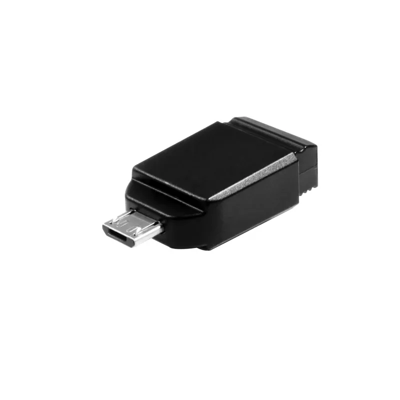 Verbatim Nano - USB 2.0 Drive z adapterem Micro USB 32 GB - Czarny