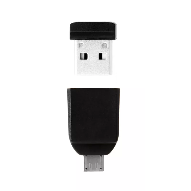 Verbatim Nano - USB 2.0 Drive z adapterem Micro USB 32 GB - Czarny