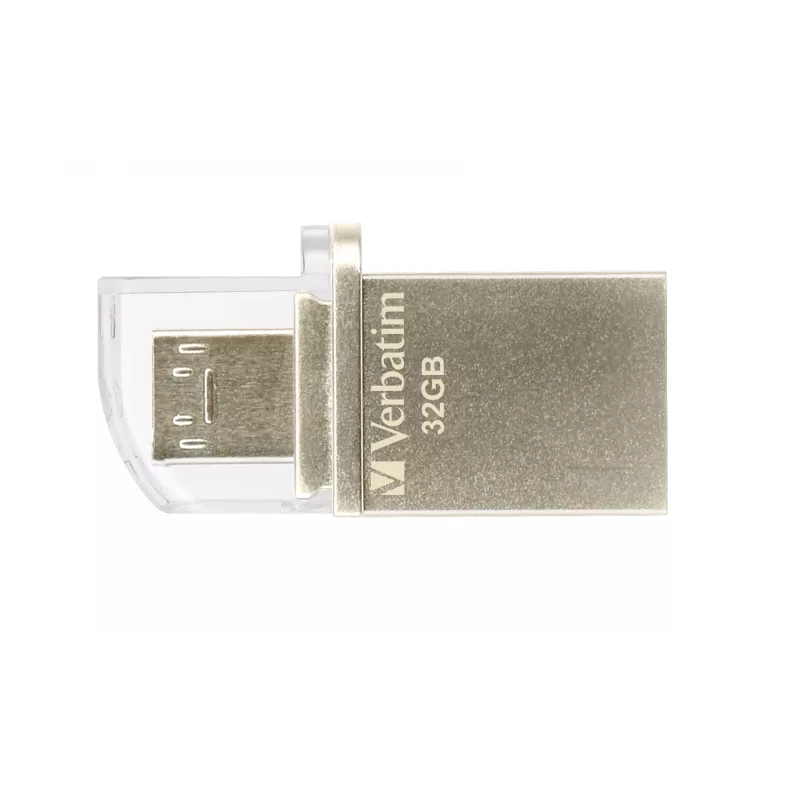Pamięć USB Verbatim Store 'n' Go OTG Micro 32 GB USB Typ-A / Micro-USB 3.2 Gen 1 (3.1 Gen 1) Srebrny