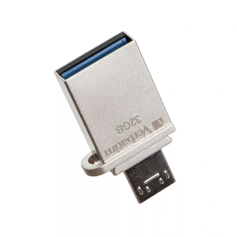 Pamięć USB Verbatim Store 'n' Go OTG Micro 32 GB USB Typ-A / Micro-USB 3.2 Gen 1 (3.1 Gen 1) Srebrny