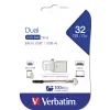 Pamięć USB Verbatim Store 'n' Go OTG Micro 32 GB USB Typ-A / Micro-USB 3.2 Gen 1 (3.1 Gen 1) Srebrny