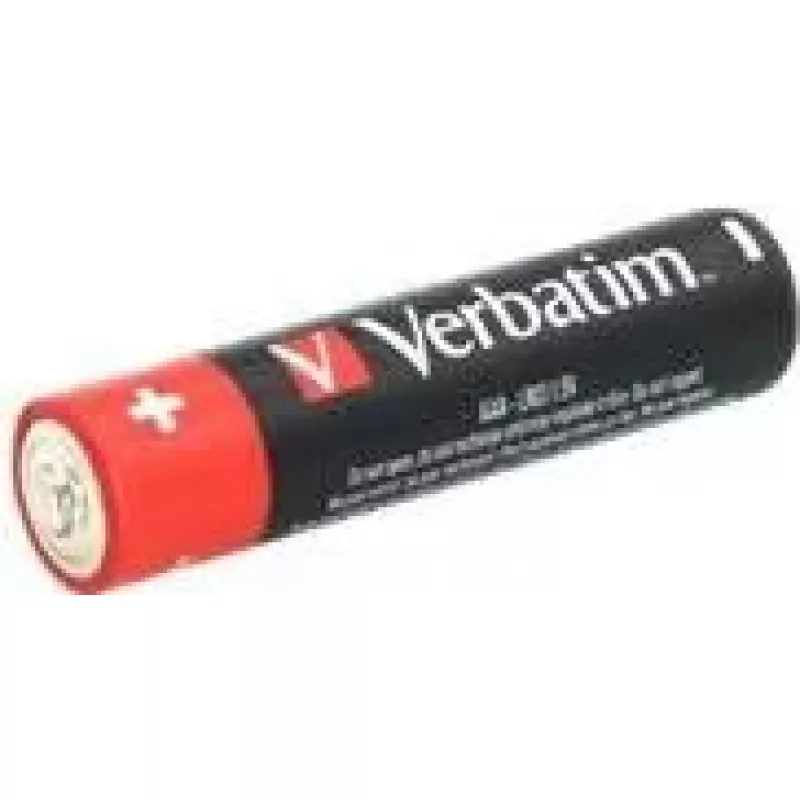 Verbatim AAA baterie alkaliczne, 1,5 V, 10 szt. Verbatim czarny / V49874