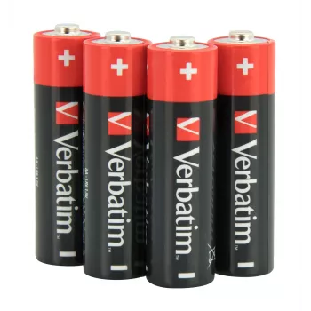 Verbatim AA Baterie alkaliczne, bateria jednorazowa, AA, alkaliczna, 1,5 V, 10 szt., czarny, czerwony