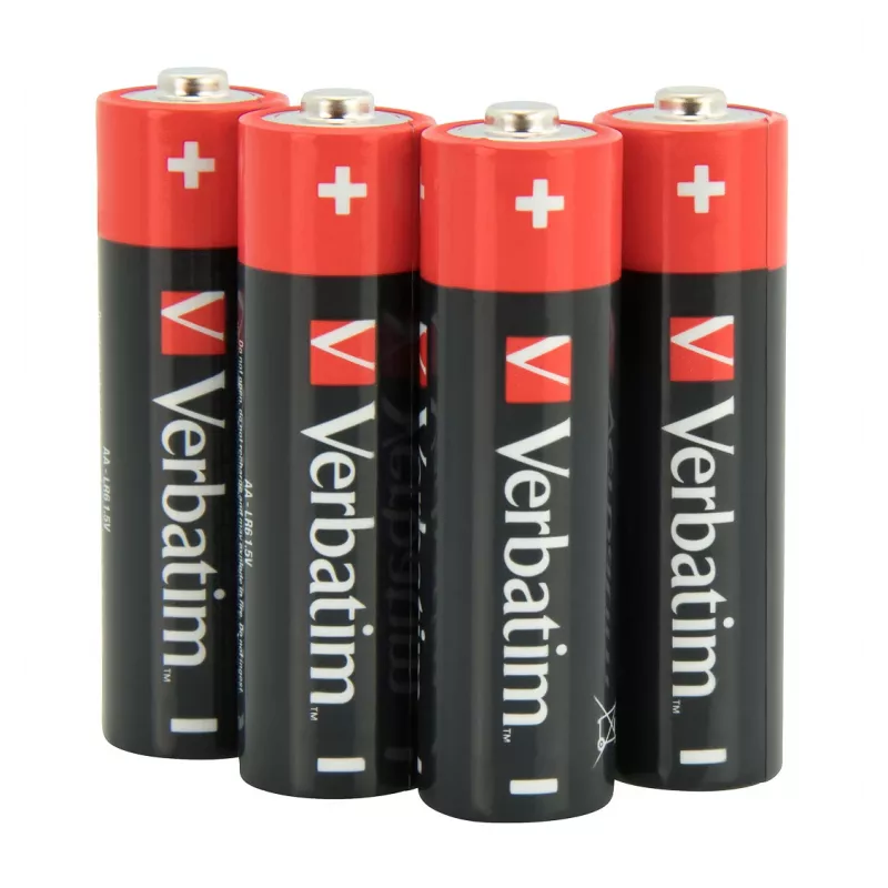 Verbatim AA Baterie alkaliczne, bateria jednorazowa, AA, alkaliczna, 1,5 V, 10 szt., czarny, czerwony
