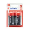 Baterie alkaliczne Verbatim D, bateria jednorazowa, alkaliczna, 1,5 V, 2 szt., wielokolorowa, 34,2 mm