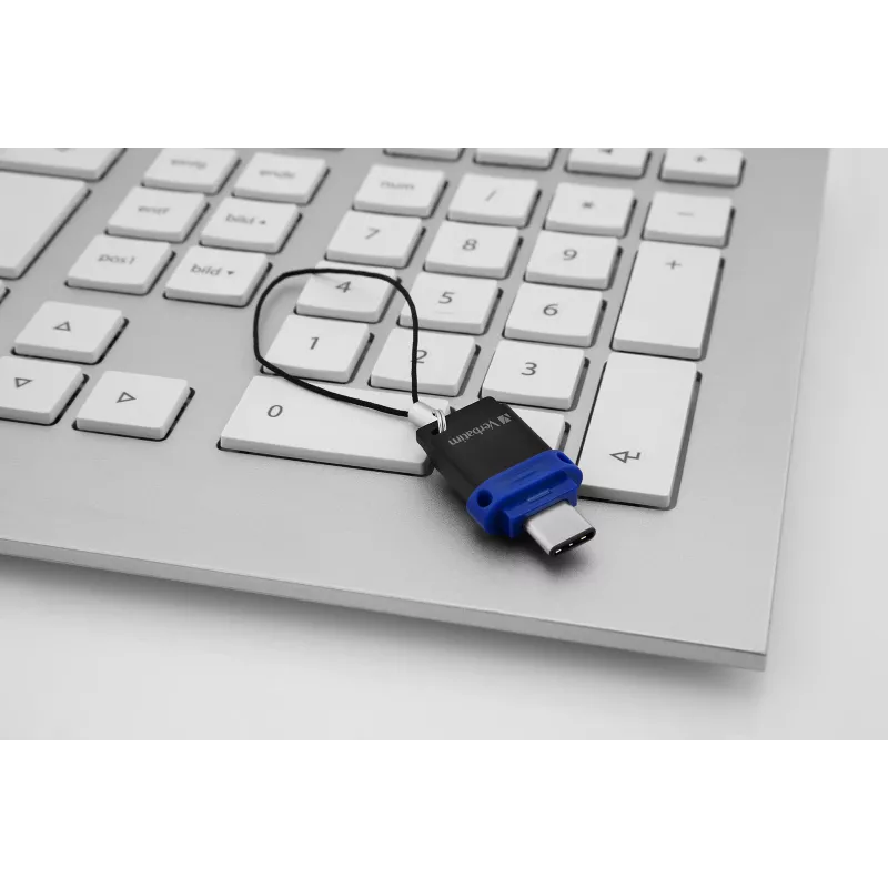 Verbatim Dual - USB 3.0 Drive 32 GB - USB-C / USB-A - niebieski