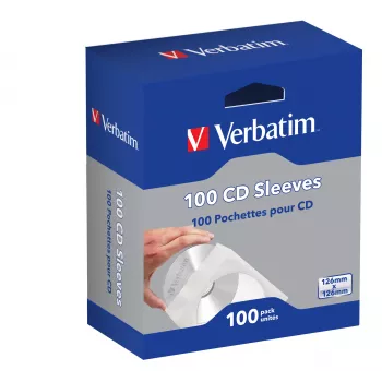 Verbatim CD Sleeves (Paper) 100pk