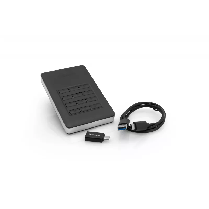 Verbatim Store 'n' Go Secure Przenośny Dysk Twardy z Dostępem za Pomocą Klawiatury 2 TB