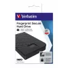 Verbatim Fingerprint Secure Portable Hard Drive 2TB, 2 TB, 3.2 Gen 1 (3.1 Gen 1), Czarny