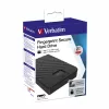Verbatim Fingerprint Secure Portable Hard Drive 2TB, 2 TB, 3.2 Gen 1 (3.1 Gen 1), Czarny