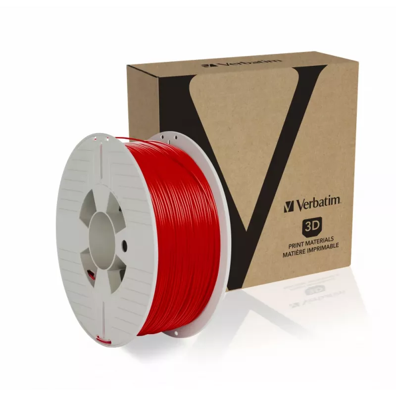 Verbatim 55030 materiał do druku 3D ABS Czerwony 1 kg