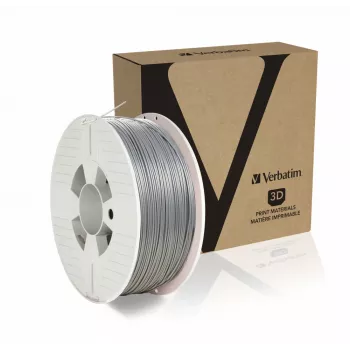 Verbatim 55319 materiał do druku 3D kwas polimlekowy (PLA) srebrny 1 kg
