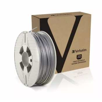 Verbatim 55329 materiał do druku 3D Kwas polimlekowy (PLA) Srebrny 1 kg