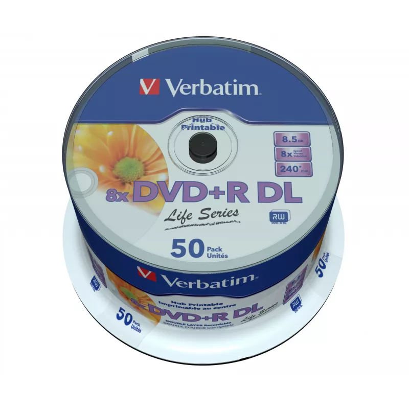 Verbatim 97693 pusta płyta DVD 8,5 GB DVD+R DL 50 szt.