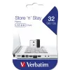 Verbatim Store 'n' Stay NANO - USB Drive 32 GB - Czarny, 32 GB, USB Type-A, 2.0, 10 MB/s, Capless, Czarny