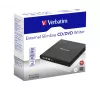 Verbatim Slimline CD/DVD optyczny napęd dysków DVD-RW Czarny