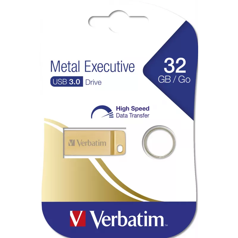 Pamięć USB Flash Verbatim 32GB USB Type-A 3.2 Gen 1 Metal Executive