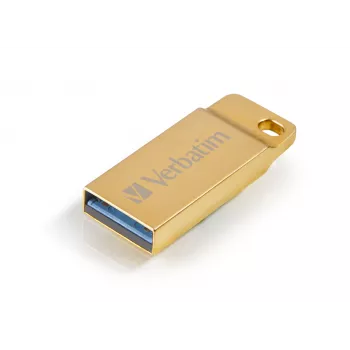 Verbatim Metal Executive - USB 3.0 Drive 64 GB – złoty, 64 GB, USB Typ-A, 3.2 Gen 1 (3.1 Gen 1), Bez skuwki, 3,6 g, Złoty