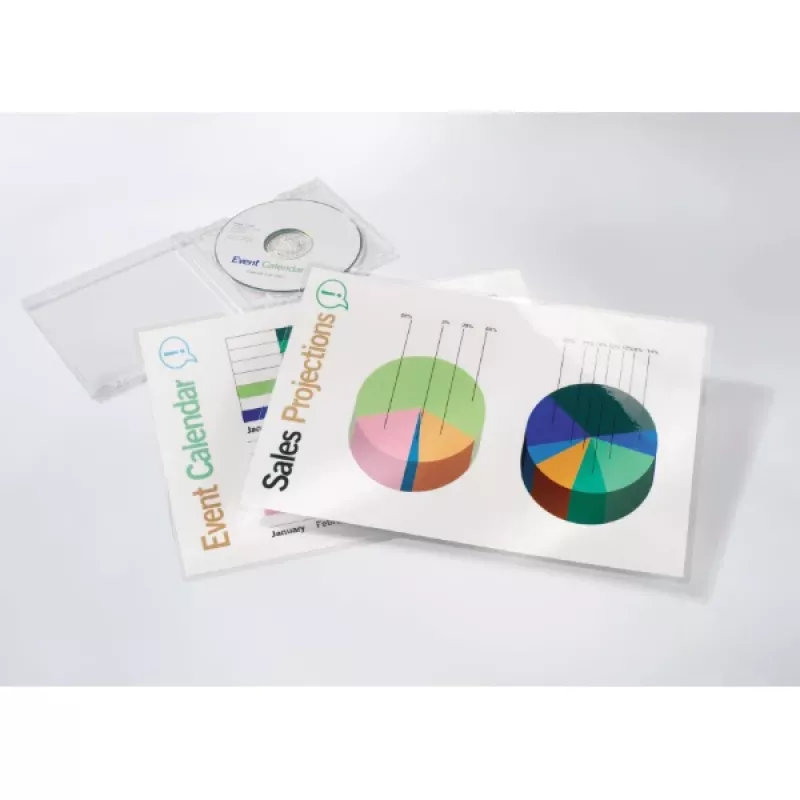 GBC Lamination Pouch A4 175 Micron, błyszcząca, przezroczysta, A4, 216 mm, 303 mm, 0,175 mm