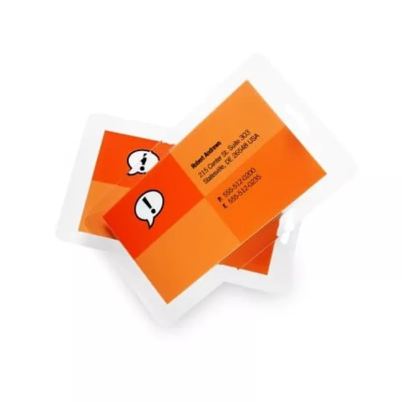 GBC Lamination Pouch 64x108mm125 Micron, błyszcząca, przezroczysta, polietylen, 64x108, 0,25 mm, 64 mm