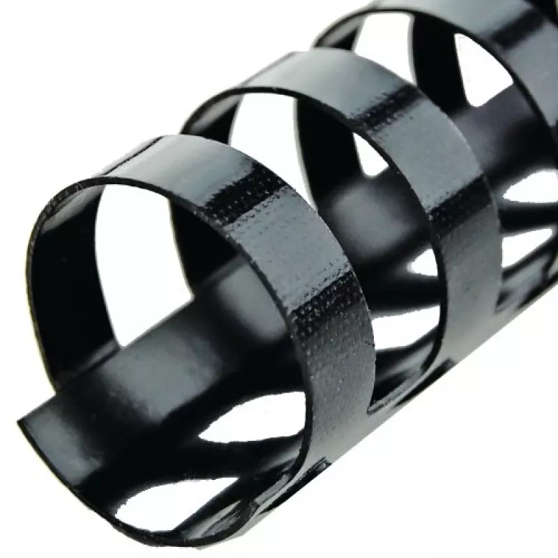 GBC CombBind Grzbiety do bindowania 19 mm A4 21R, czarny, 180 kartek, polichlorek winylu (PVC), A4, 1,9 cm, 990 g