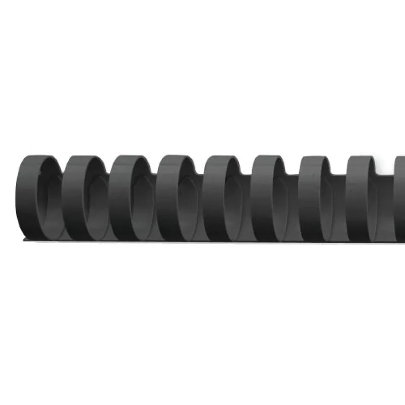 GBC CombBind Grzbiety do bindowania 19 mm A4 21R, czarny, 180 kartek, polichlorek winylu (PVC), A4, 1,9 cm, 990 g