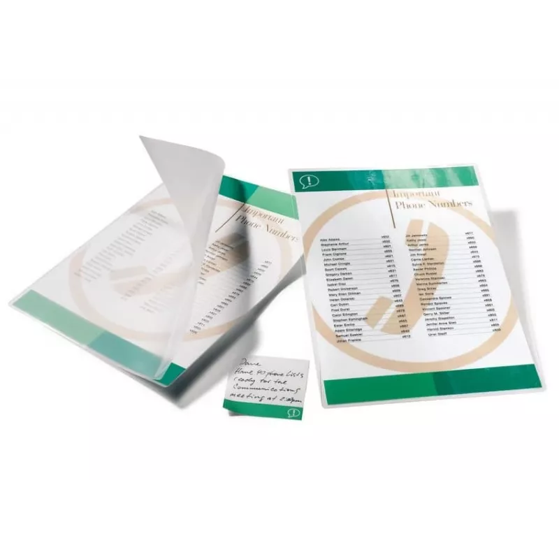 GBC Lamination Pouch A4 High Speed 100 Mikronów, Błyszcząca, Przezroczysta, A4, 0,2 mm, 216 mm, 303 mm