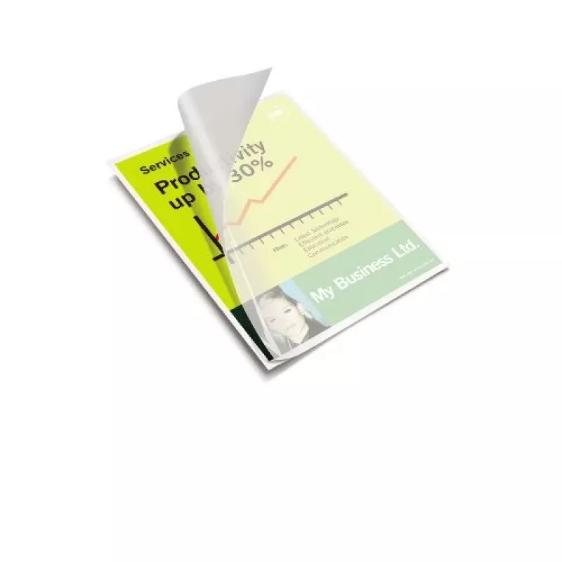 GBC Lamination Pouch A4 High Speed 100 Mikronów, Błyszcząca, Przezroczysta, A4, 0,2 mm, 216 mm, 303 mm
