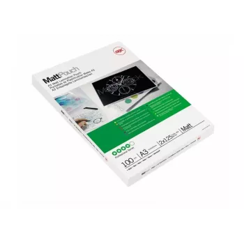 GBC Lamination Pouch A3 Matt 125 Micron, Mat, Biały, A3, 0,25 mm, 303 mm, 426 mm