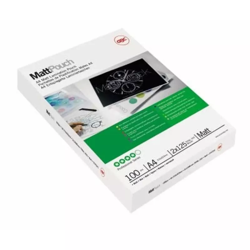 GBC Lamination Pouch A3 Matt 125 Micron, Mat, Biały, A3, 0,25 mm, 303 mm, 426 mm