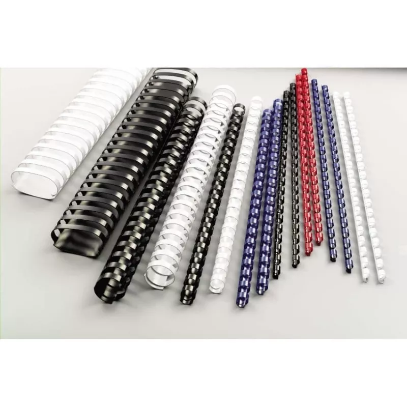 GBC CombBind grzbiety do bindowania 6mm A4 21R, Czarny, 25 arkuszy, Polichlorek winylu (PVC), A4, 6 mm, 220 g