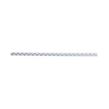 GBC CombBind grzbiety do bindowania 12mm A4 21R, biały, 95 arkuszy, polichlorek winylu (PVC), A4, 1,2 cm, 530 g