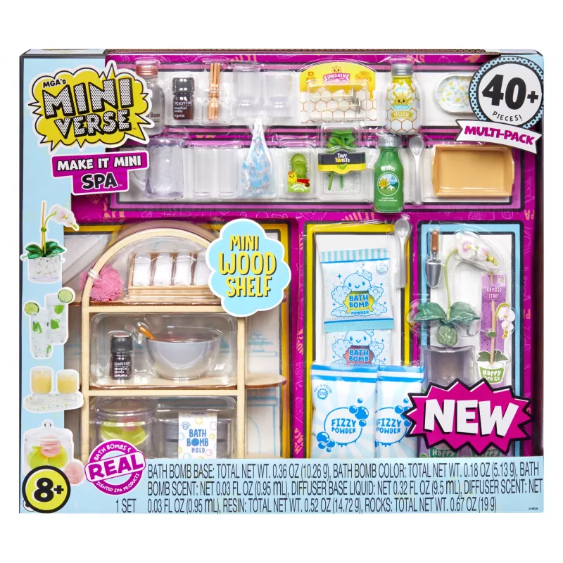 Miniverse Make It Mini Spa Multipack, 8 lat, Wielokolorowy, Plastik