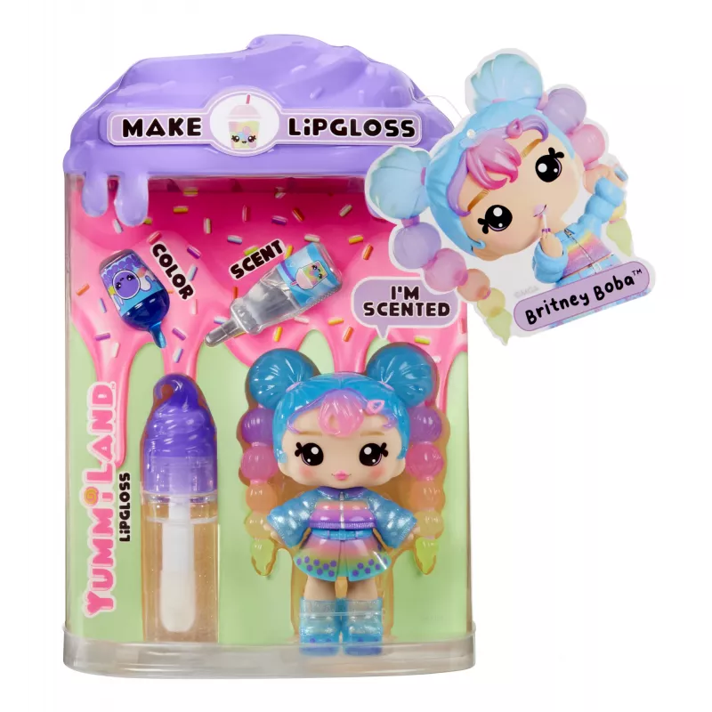 MGA Entertainment Yummiland Lip Gloss lalka Series 2- Boba (Britney Boba)