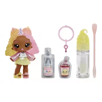 MGA Entertainment Yummiland Lip Gloss lalka Series 2- Cotton Candy (Nia Candy Fluff)