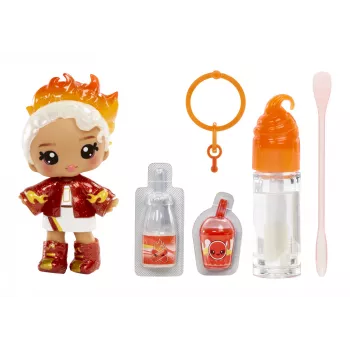MGA Entertainment Yummiland Lip Gloss lalka Series 2- Cinnamon Spice (Amber Cinnamon)