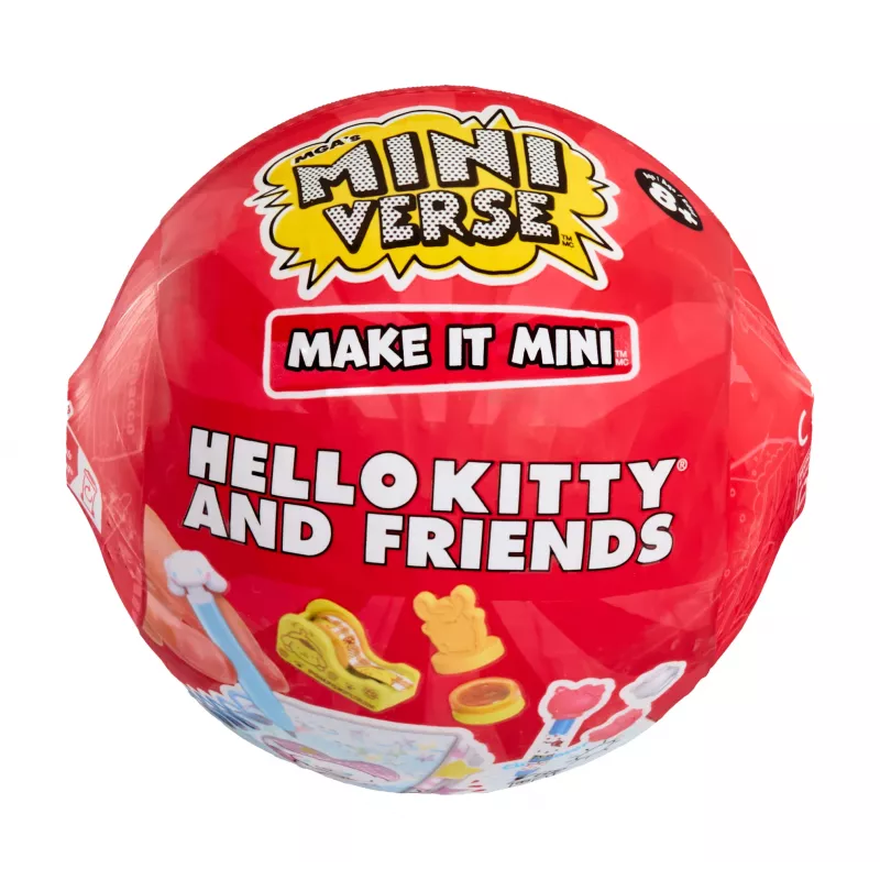 Miniverse Make It Mini Hello Kitty and Friends Seria 3, 8 lat, Hello Kitty, Wielokolorowy, Plastik, Żywica