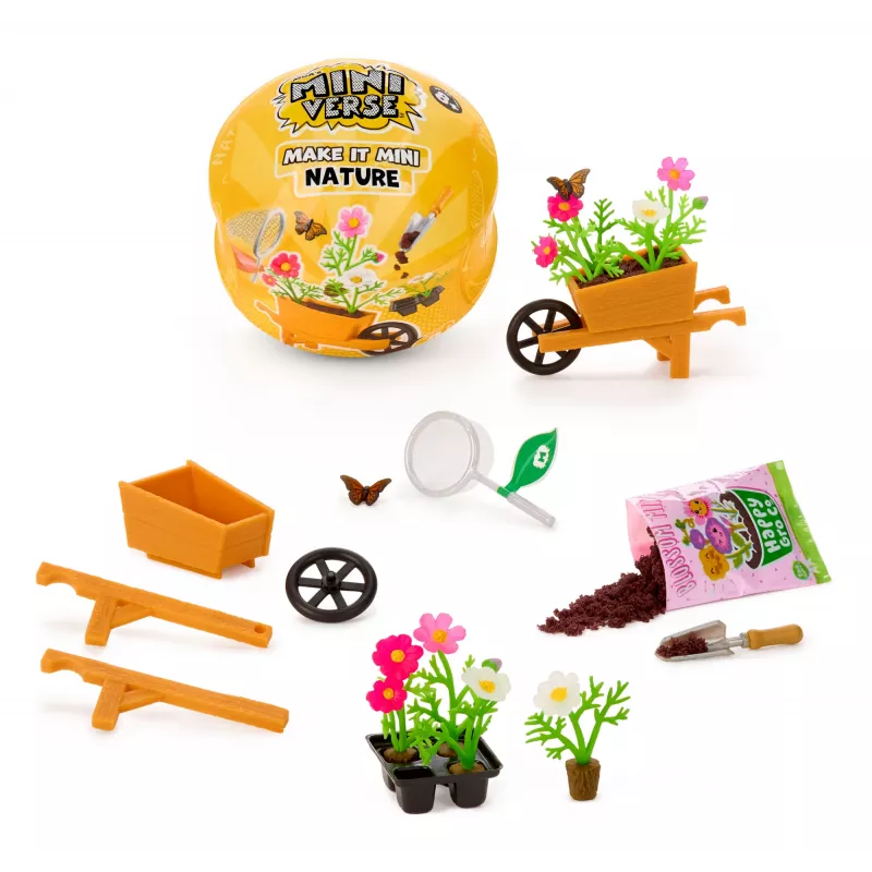 Miniverse Make It Mini Nature - Serie 3, 8 lat, Wielokolorowy, Plastik