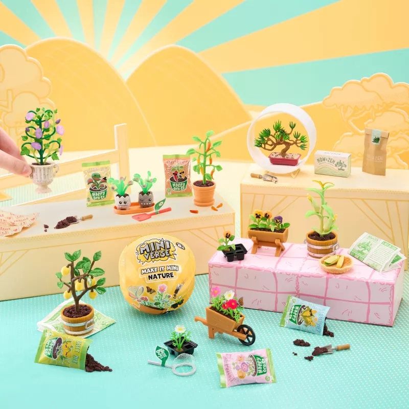 Miniverse Make It Mini Nature - Serie 3, 8 lat, Wielokolorowy, Plastik