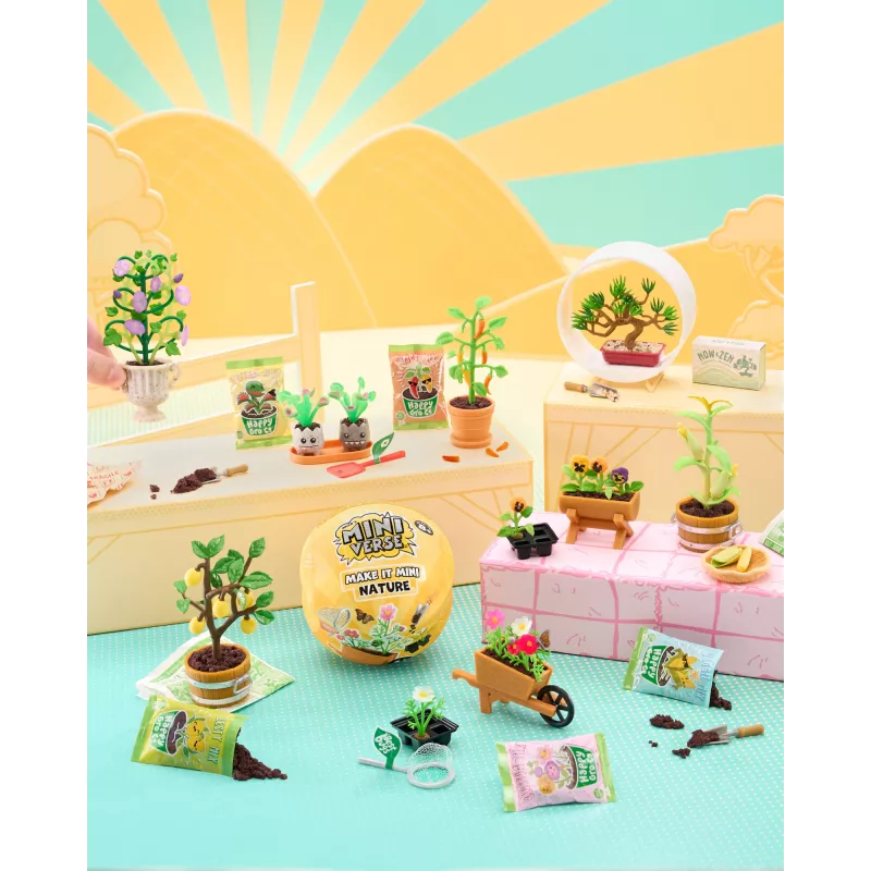 Miniverse Make It Mini Nature - Serie 3, 8 lat, Wielokolorowy, Plastik