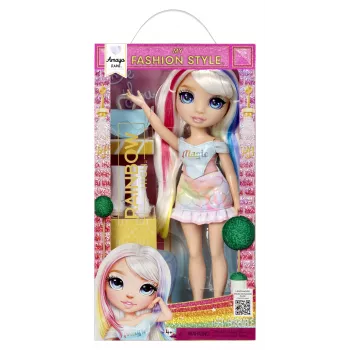 Rainbow High My Fashion Style Lalki modowe- Amaya, Lalka modowa, Kobieta, 4 lat(a), Chłopiec/Dziewczynka, 280 mm, Wielokolorowy