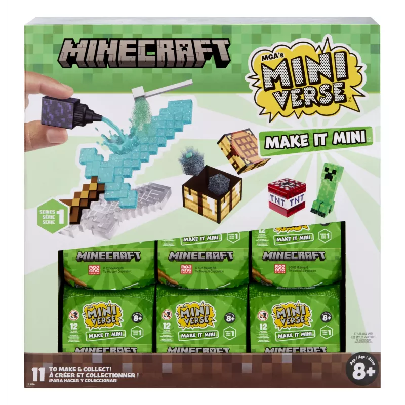 Miniverse Make It Mini Minecraft, 99 lat, 1000 cm³, 22000 cm³