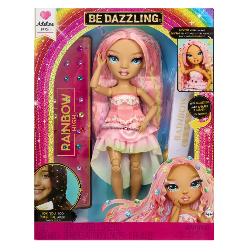 Rainbow High Be Dazzling Lalki Modowe - Adeline Rose (Różowy)